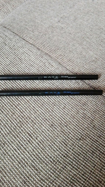 レアフィットジェルペンシル/KATE/ジェルアイライナーを使ったクチコミ(2枚目)