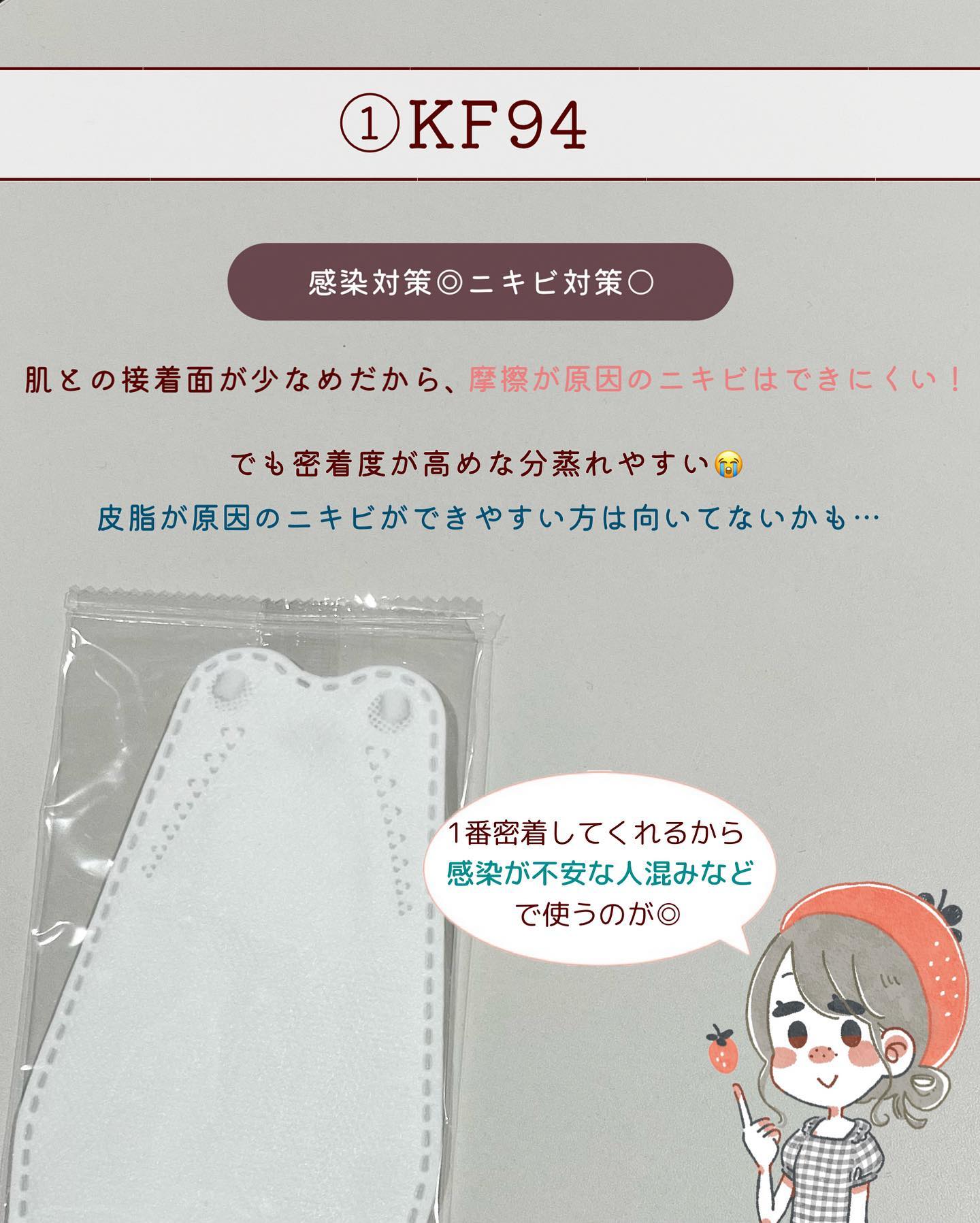 KF94 ザグッド保健用マスク3D立体型/ KF94/マスクを使ったクチコミ（3枚目）