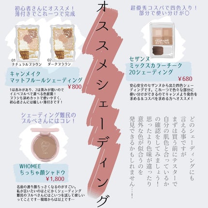 ミックスカラーチーク/CEZANNE/パウダーチークを使ったクチコミ(4枚目)