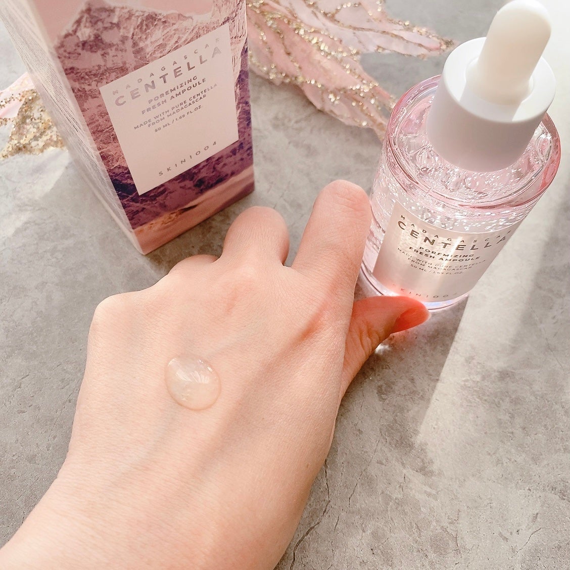 ポアマイジング フラッシュ アンプル/SKIN1004/美容液を使ったクチコミ(4枚目)