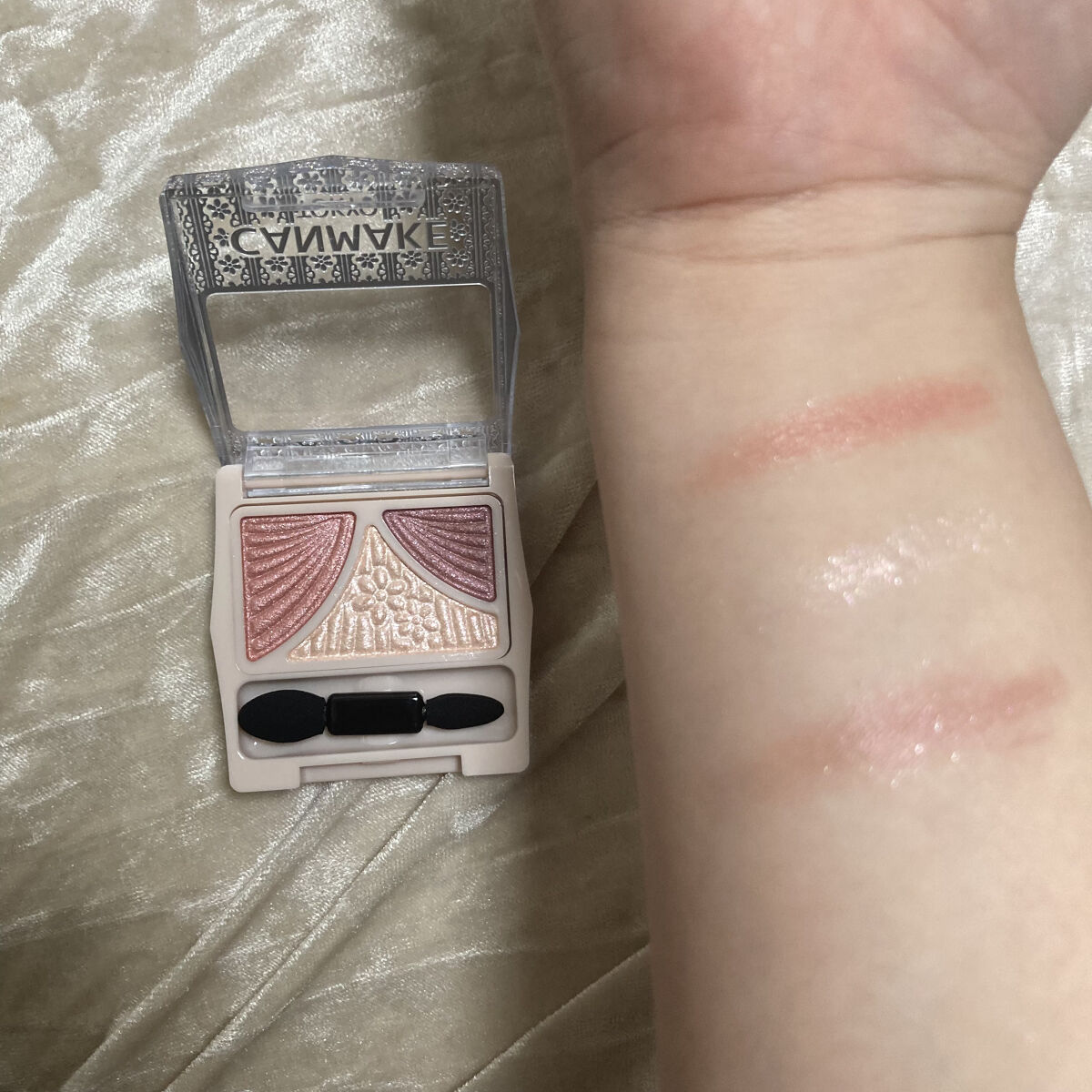 ジューシーピュアアイズ/キャンメイク/アイシャドウパレットを使ったクチコミ（2枚目）