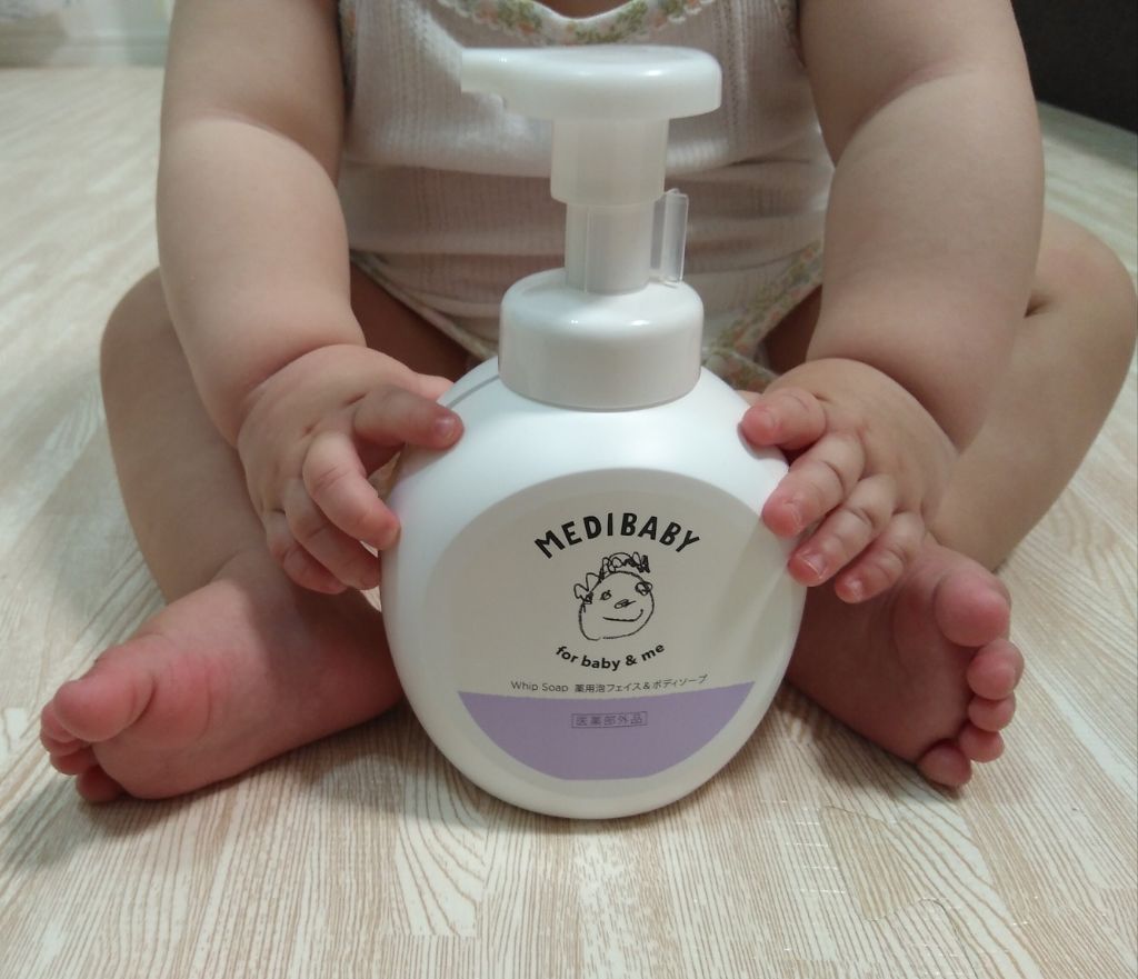 薬用泡フェイス&ボディソープ/MEDIBABY/泡洗顔を使ったクチコミ（2枚目）