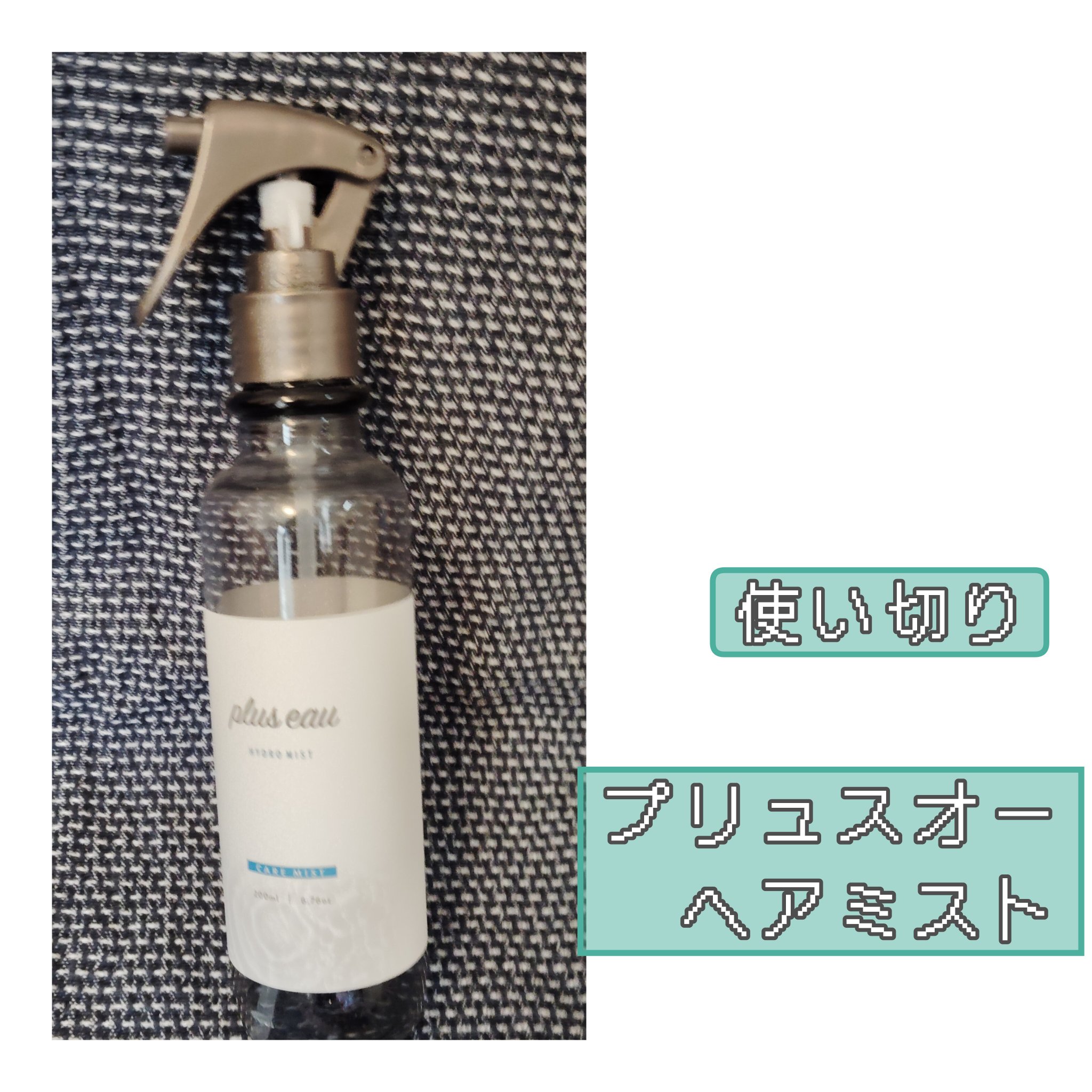 ハイドロミストN/plus eau/アウトバストリートメントを使ったクチコミ（1枚目）