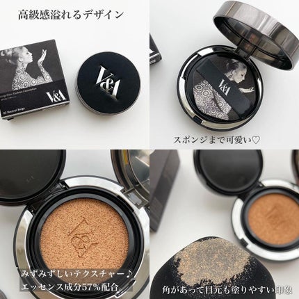 ロングウェアクッションファンデーション/V&Aビューティー/クッションファンデーションを使ったクチコミ(2枚目)