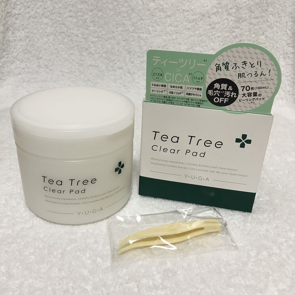 ティーツリークリアパッド/ユーガ/トナーパッドを使ったクチコミ（1枚目）