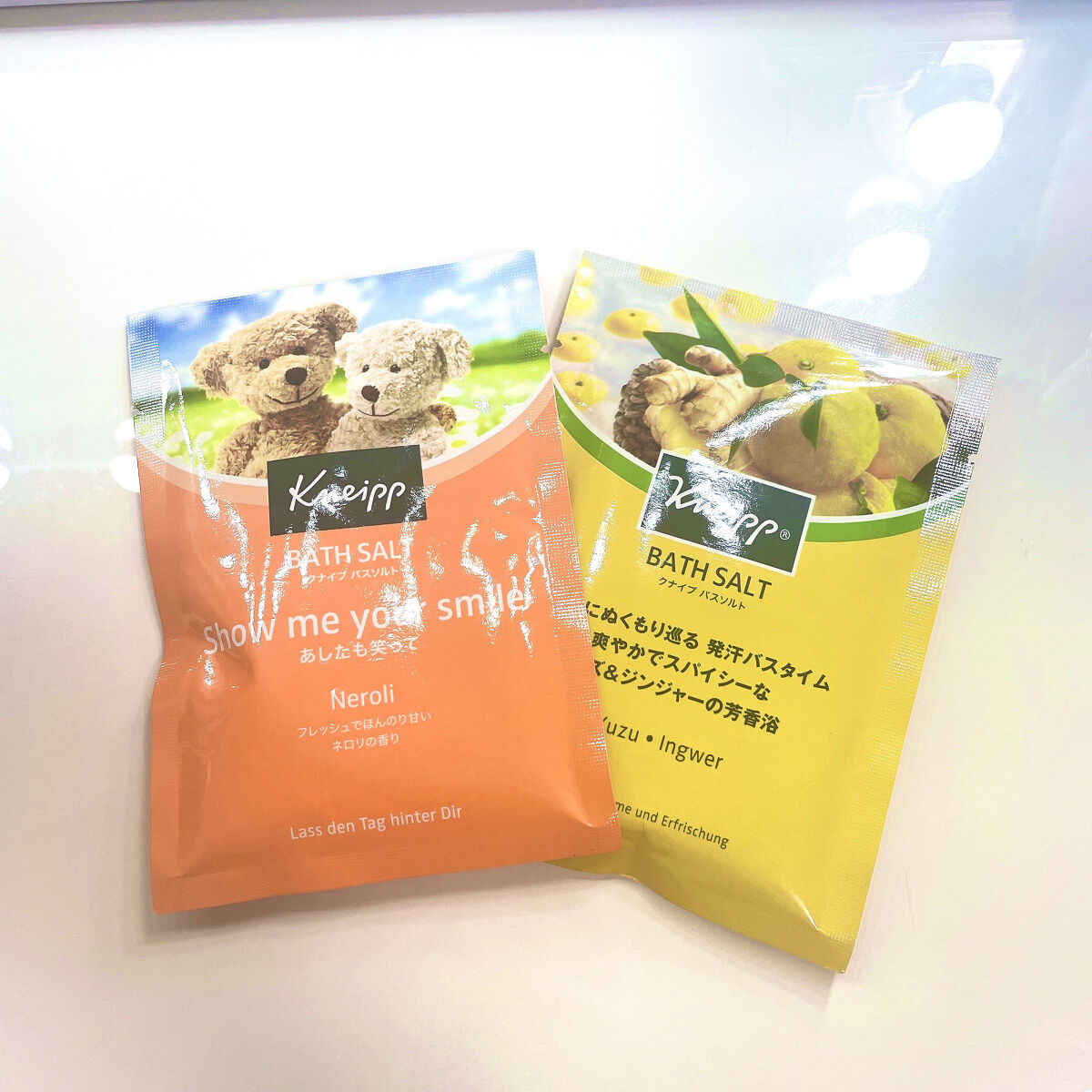 クナイプ バスソルト ユズ＆ジンジャーの香り/クナイプ/無機塩系入浴剤を使ったクチコミ（1枚目）