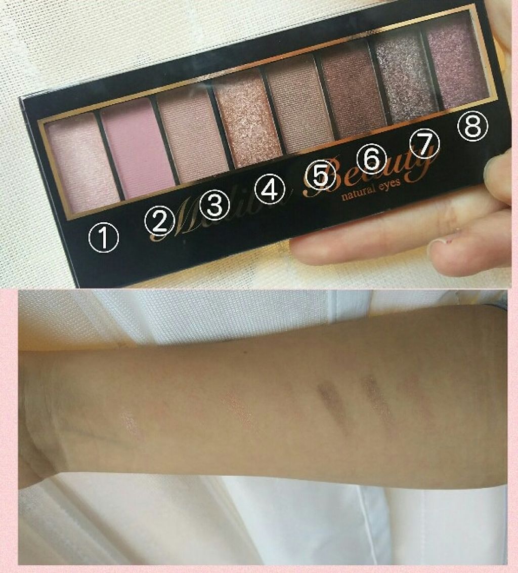 ナチュラルアイズ/マリブビューティー/アイシャドウパレットを使ったクチコミ(1枚目)