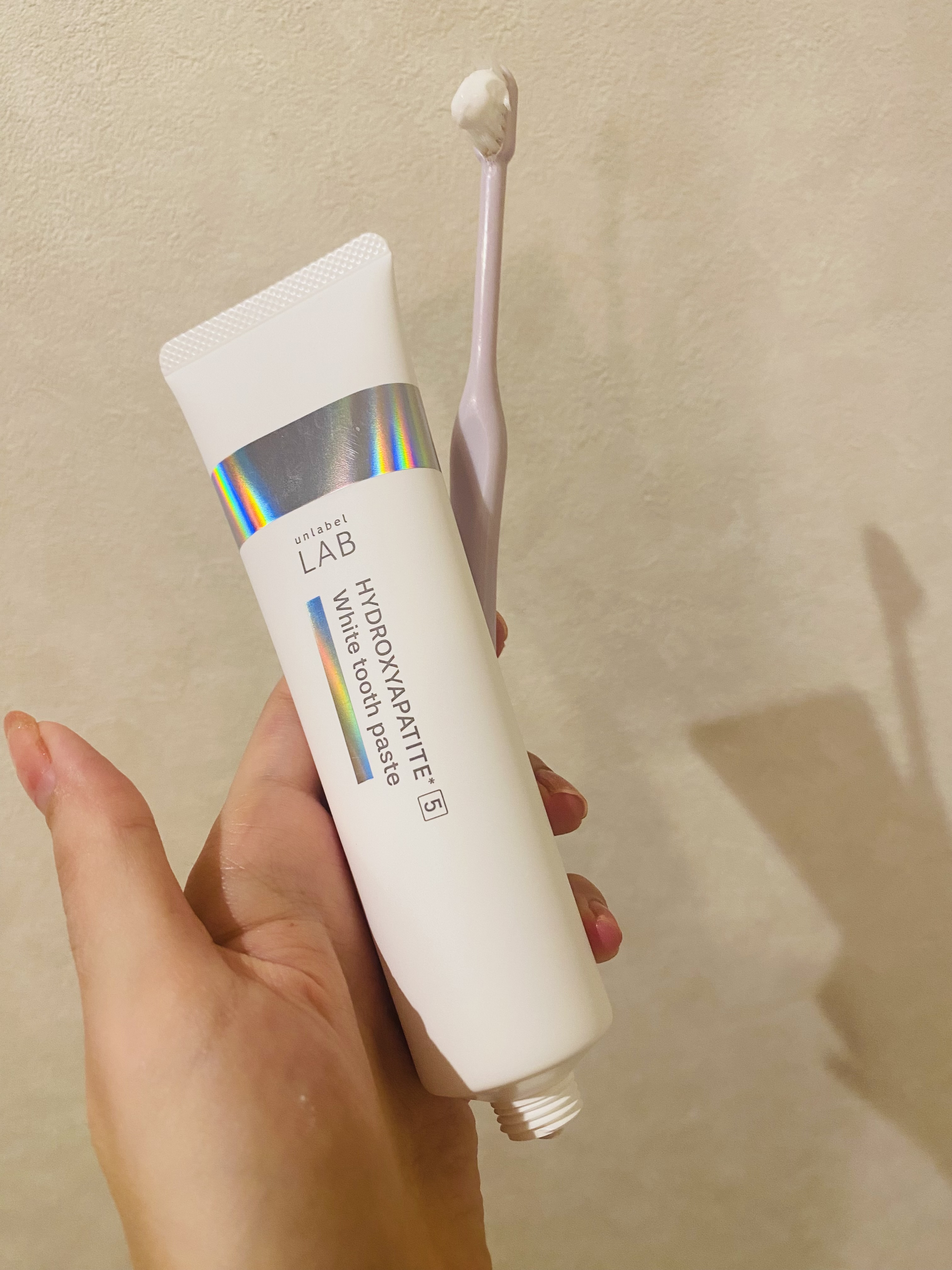 アンレーベル ラボ　HA トゥースペースト/unlabel/歯磨き粉を使ったクチコミ（2枚目）