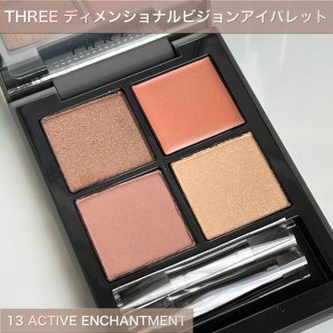 ディメンショナルビジョンアイパレット 13 ACTIVE ENCHANTMENT/THREE/アイシャドウパレットを使ったクチコミ（1枚目）