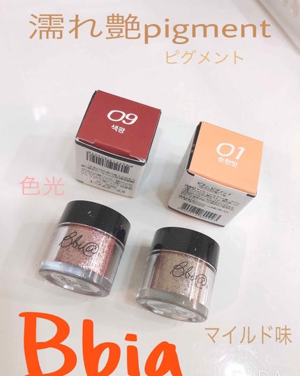 ピグメント/BBIA/アイシャドウパレットを使ったクチコミ(1枚目)