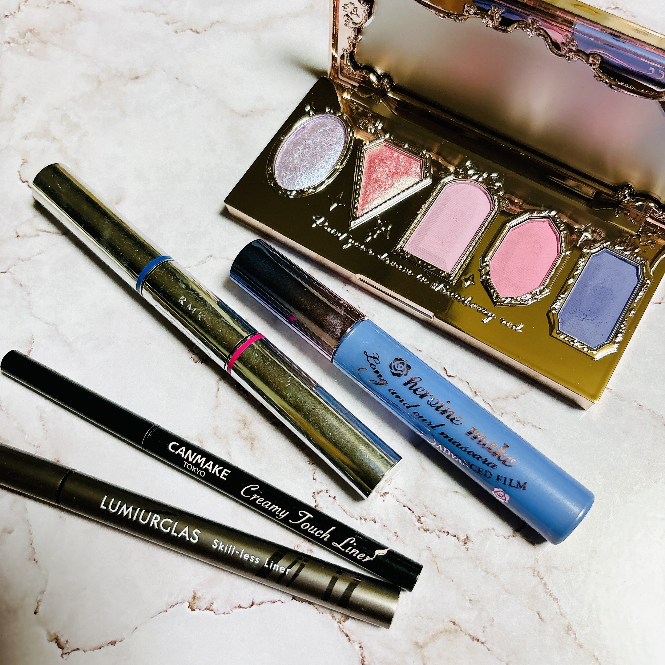 Wカラーマスカラ/RMK/マスカラを使ったクチコミ（2枚目）