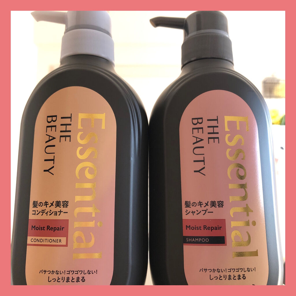 THE BEAUTY 髪のキメ美容シャンプー／コンディショナー＜モイストリペア＞	/エッセンシャル/市販シャンプーを使ったクチコミ（1枚目）