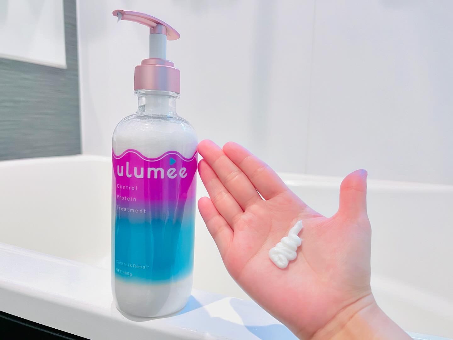 コントロール プロテイン シャンプー/トリートメント トリートメント（480g）/ulumee/市販シャンプーを使ったクチコミ（3枚目）