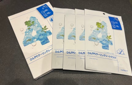 4番 ひんやりクーリングシートマスク/numbuzin/シートマスク・パックを使ったクチコミ(1枚目)