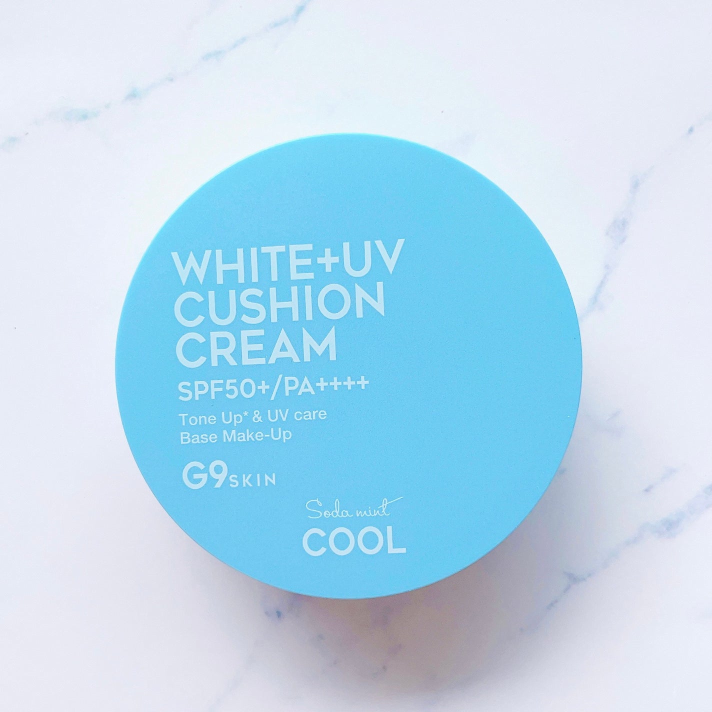 WHITE +UV CUSHION CREAM #COOL/G9SKIN/日焼け止めクリームを使ったクチコミ(3枚目)
