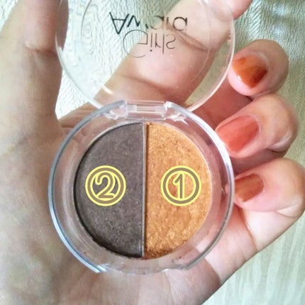 CMBバームアイシャドウ/セリア/ジェル・クリームアイシャドウを使ったクチコミ(4枚目)