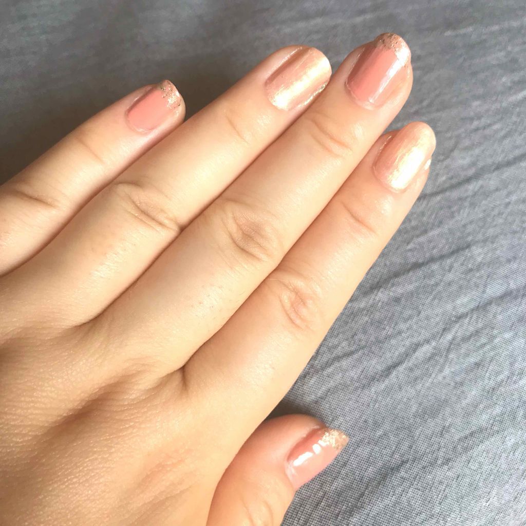 ジーニッシュ 15.シャンパン/ジーニッシュマニキュア/マニキュアを使ったクチコミ（2枚目）