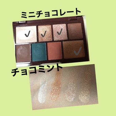 ミニチョコレートアイシャドウパレット チョコオレンジ/MAKEUP REVOLUTION/パウダーアイシャドウを使ったクチコミ（3枚目）