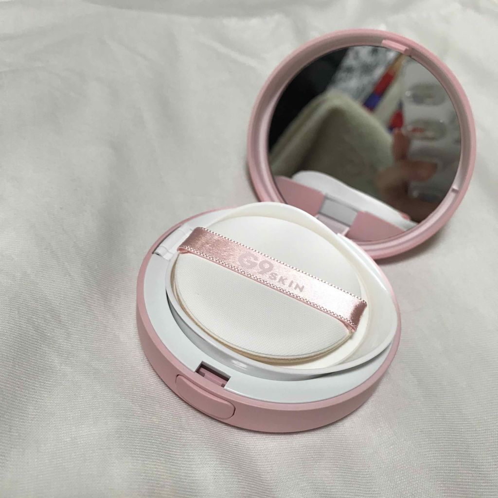 WHITE CREAMY CUSHION(ウユファンデ)/G9SKIN/化粧下地を使ったクチコミ(2枚目)