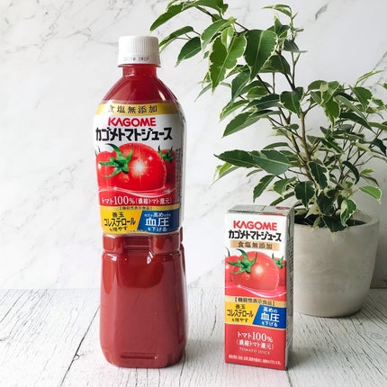 カゴメトマトジュース 食塩無添加/カゴメ/野菜ジュースを使ったクチコミ(1枚目)