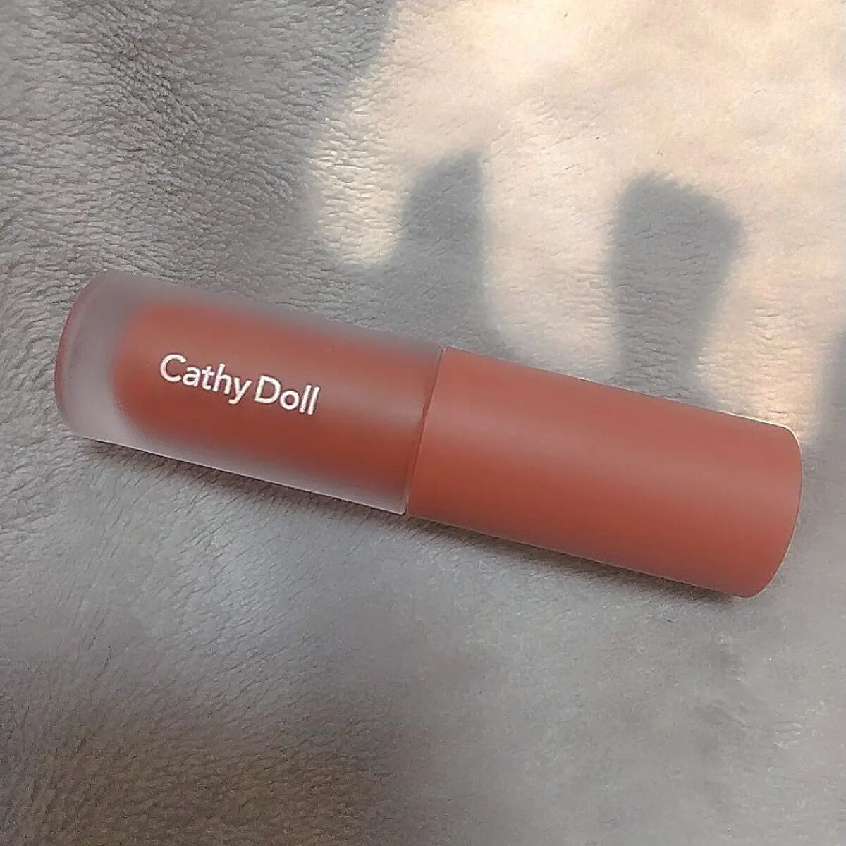 リップアンドチーク ヌードマットティント 08 シックサンド(Chic Sand)/CathyDoll/リップティントを使ったクチコミ（2枚目）