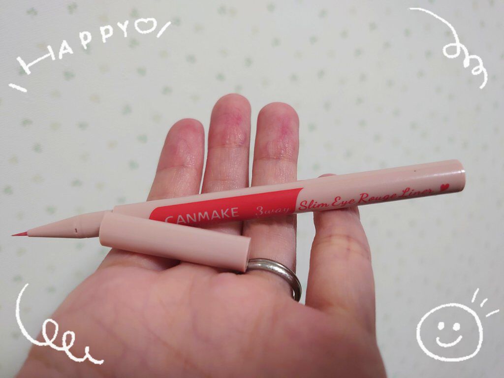 3wayスリムアイルージュライナー/キャンメイク/リキッドアイライナーを使ったクチコミ（2枚目）