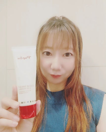 美容大好きにくちゃん@フォロバ100 on LIPS 「♚パピリオクリアブライトクレンジング120g♚18種類の植物成..」(4枚目)