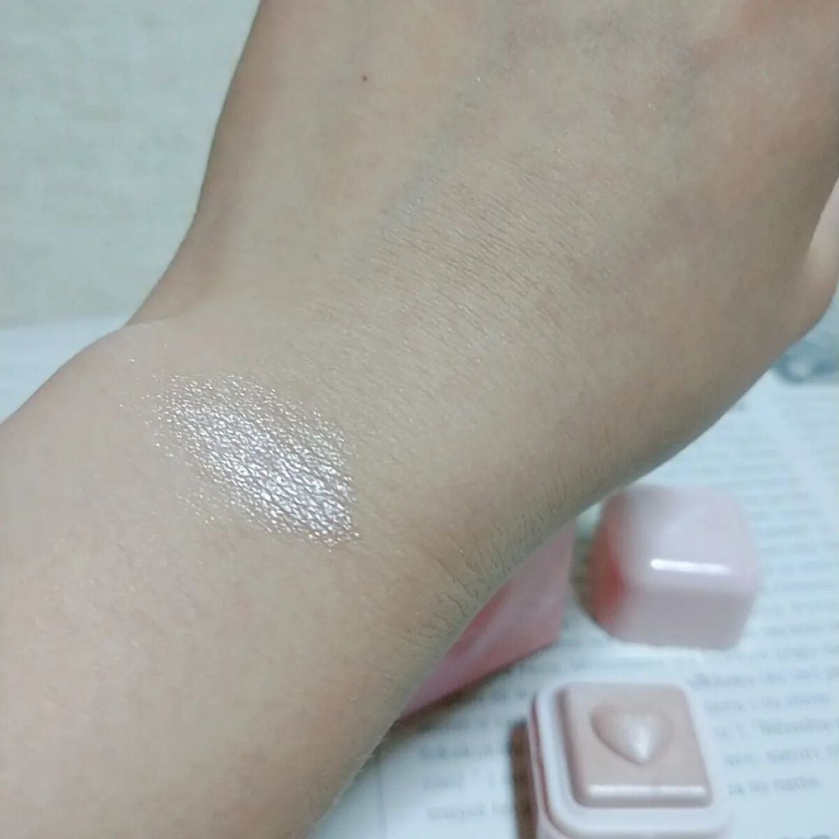 ミルクブリンハートライター/Colorgram/パウダーハイライトを使ったクチコミ(2枚目)