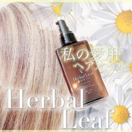 オーガニックヘアオイル フレッシュティーの香り/ハーバルリーフ/ヘアオイルを使ったクチコミ(1枚目)