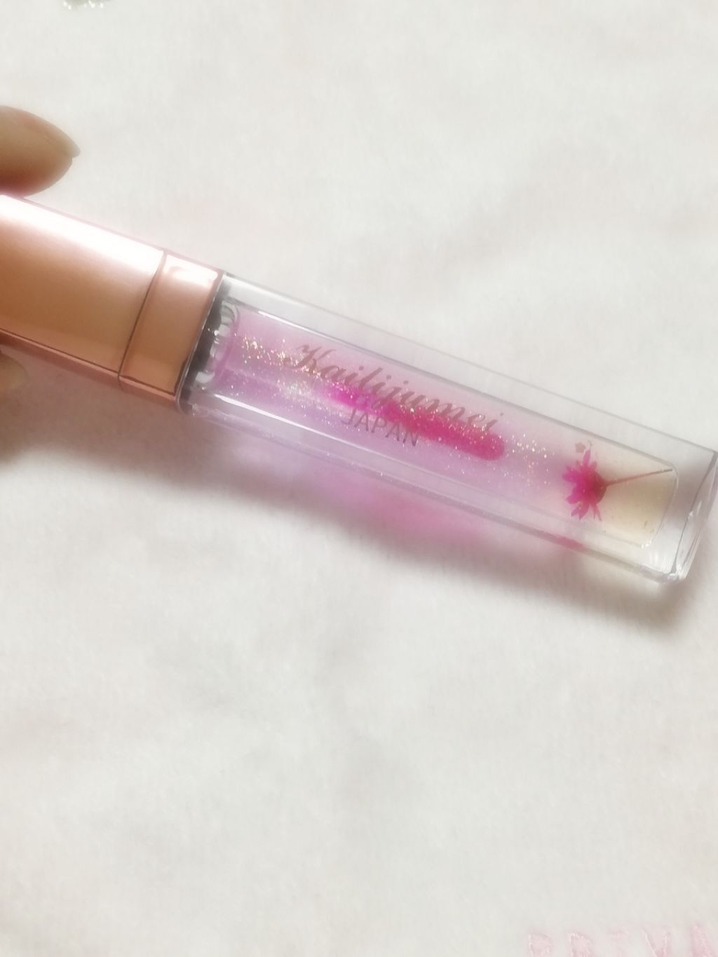 フラワーリップグロス/Kailijumei/リップグロスを使ったクチコミ(3枚目)