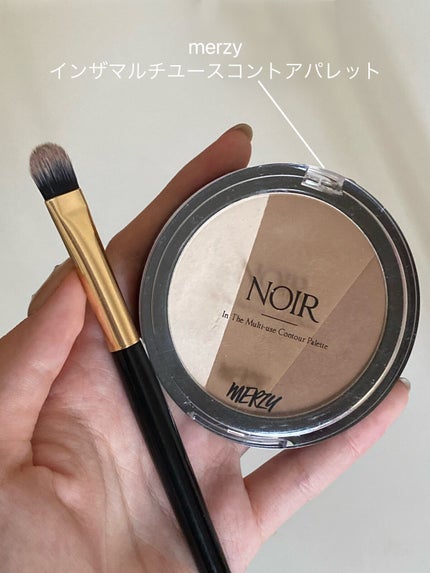 NOIR IN THE MULTI-USE CONTOUR PALETTE/MERZY/シェーディングを使ったクチコミ(3枚目)