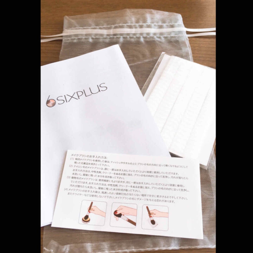 yuna** on LIPS 「見た目まで可愛いふわふわメイクブラシ💕SIXPLUSのSaku..」(6枚目)