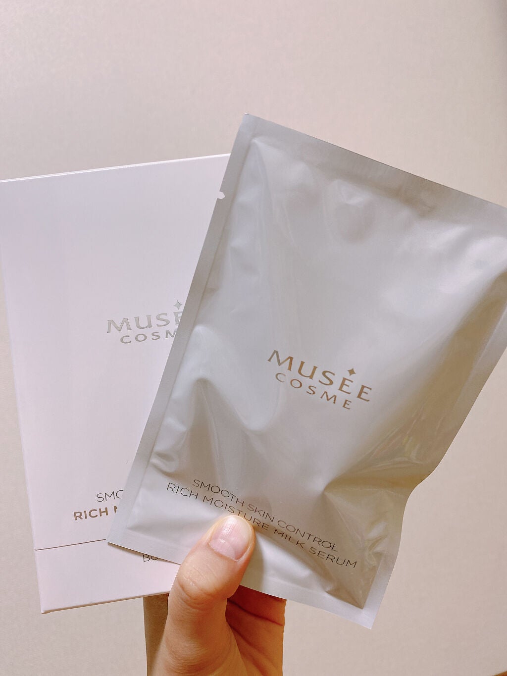 ミュゼコスメ スムーススキンコントロール リッチモイスチャーミルクセラム/ミュゼコスメ/保湿系入浴剤を使ったクチコミ(1枚目)