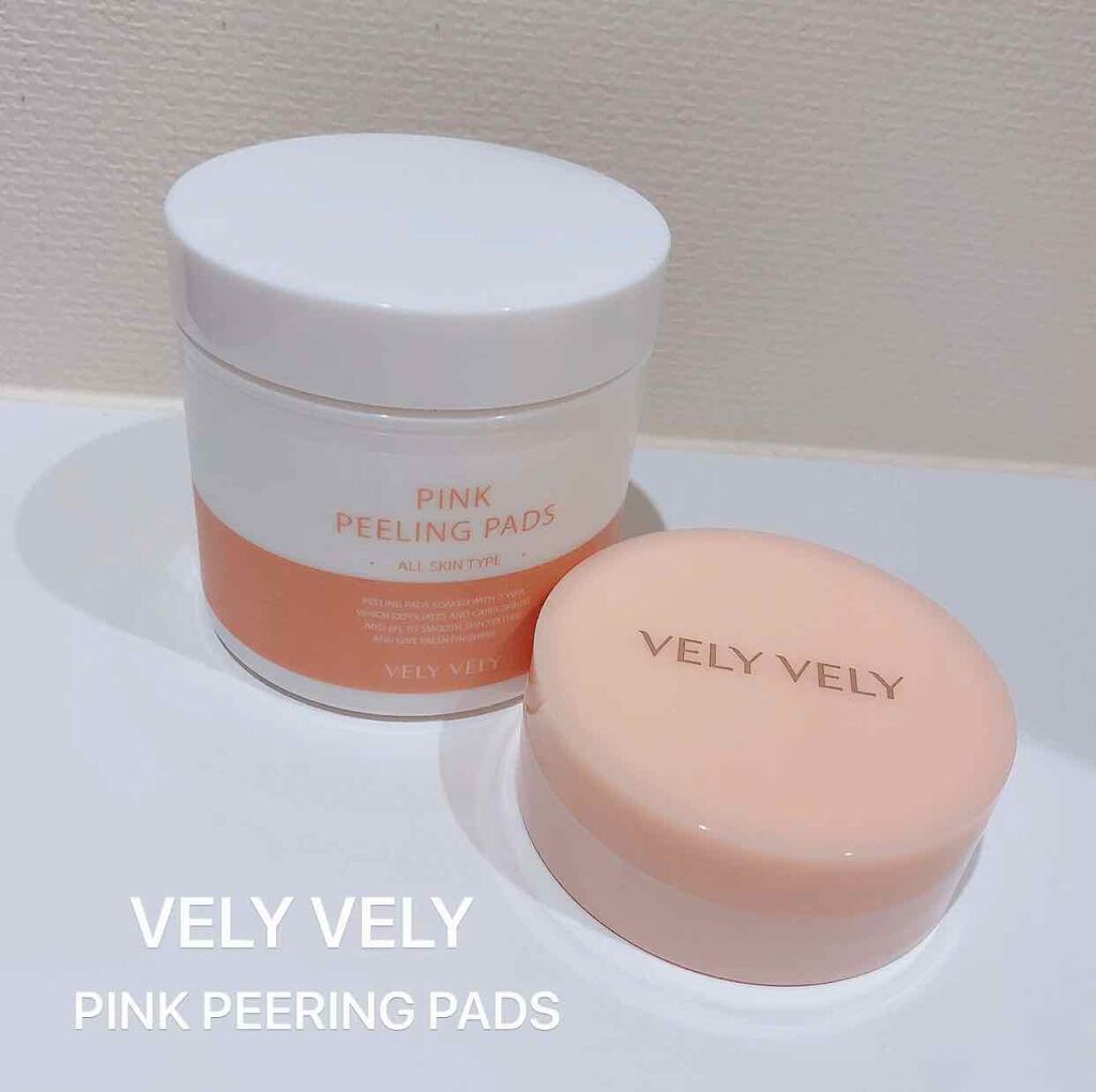 ピンクピーリングパッド/VELY VELY/トナーパッドを使ったクチコミ（1枚目）