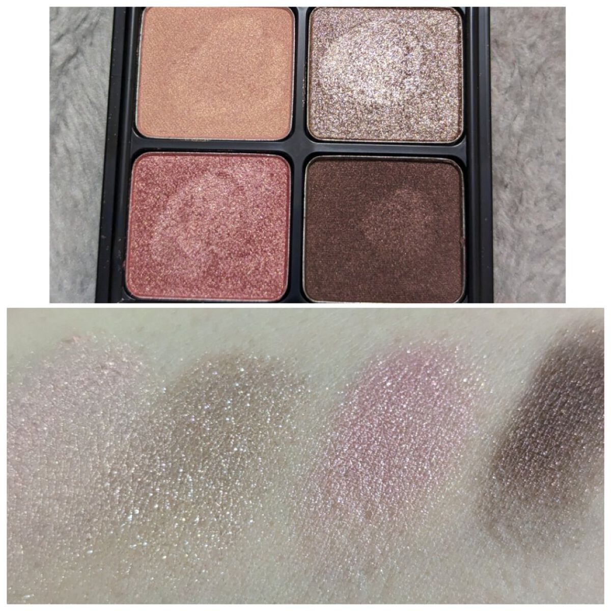 サテンフィットアイシャドウ/HOLIKA HOLIKA/アイシャドウパレットを使ったクチコミ（2枚目）