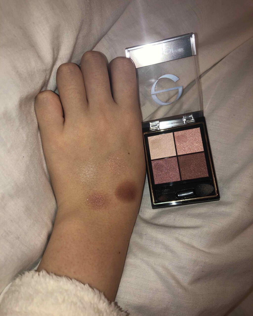 リアルクローズシャドウ/excel/アイシャドウパレットを使ったクチコミ（2枚目）