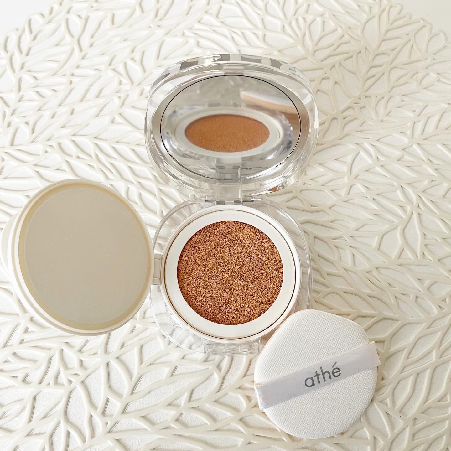 グレーズ ウォータリング クッション/athé/クッションファンデーションを使ったクチコミ（3枚目）