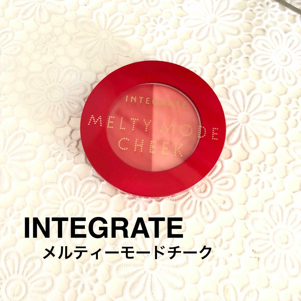 メルティーモードチーク/インテグレート/ジェル・クリームチークを使ったクチコミ（1枚目）