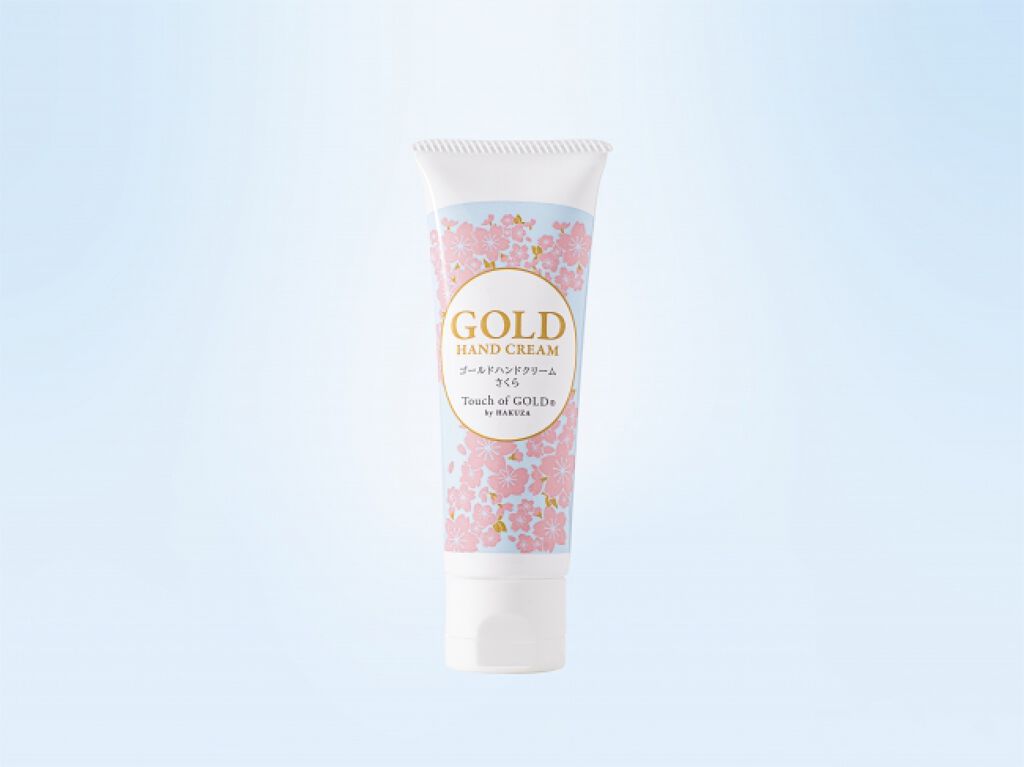 箔座 ゴールドハンドクリーム さくら