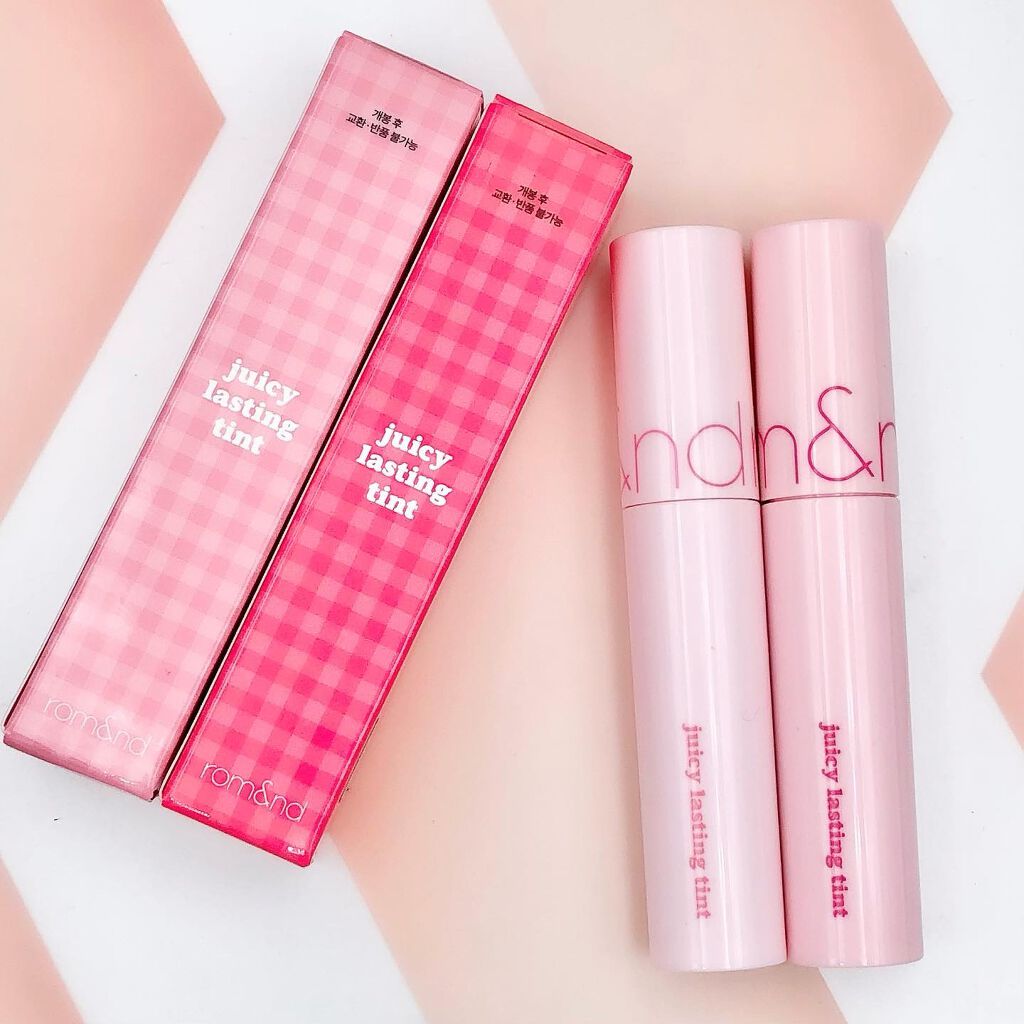 ジューシーラスティングティント/rom&nd/リップティントを使ったクチコミ(6枚目)