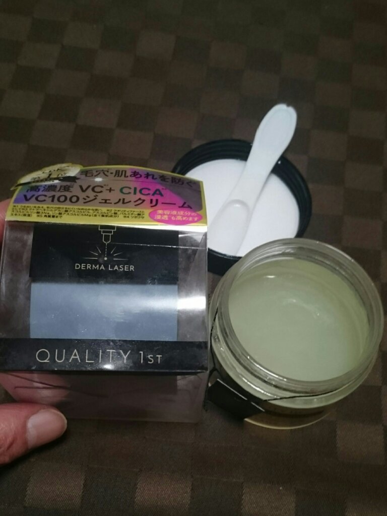 ダーマレーザー スーパーVC100ジェルクリーム/クオリティファースト/フェイスクリームを使ったクチコミ（1枚目）