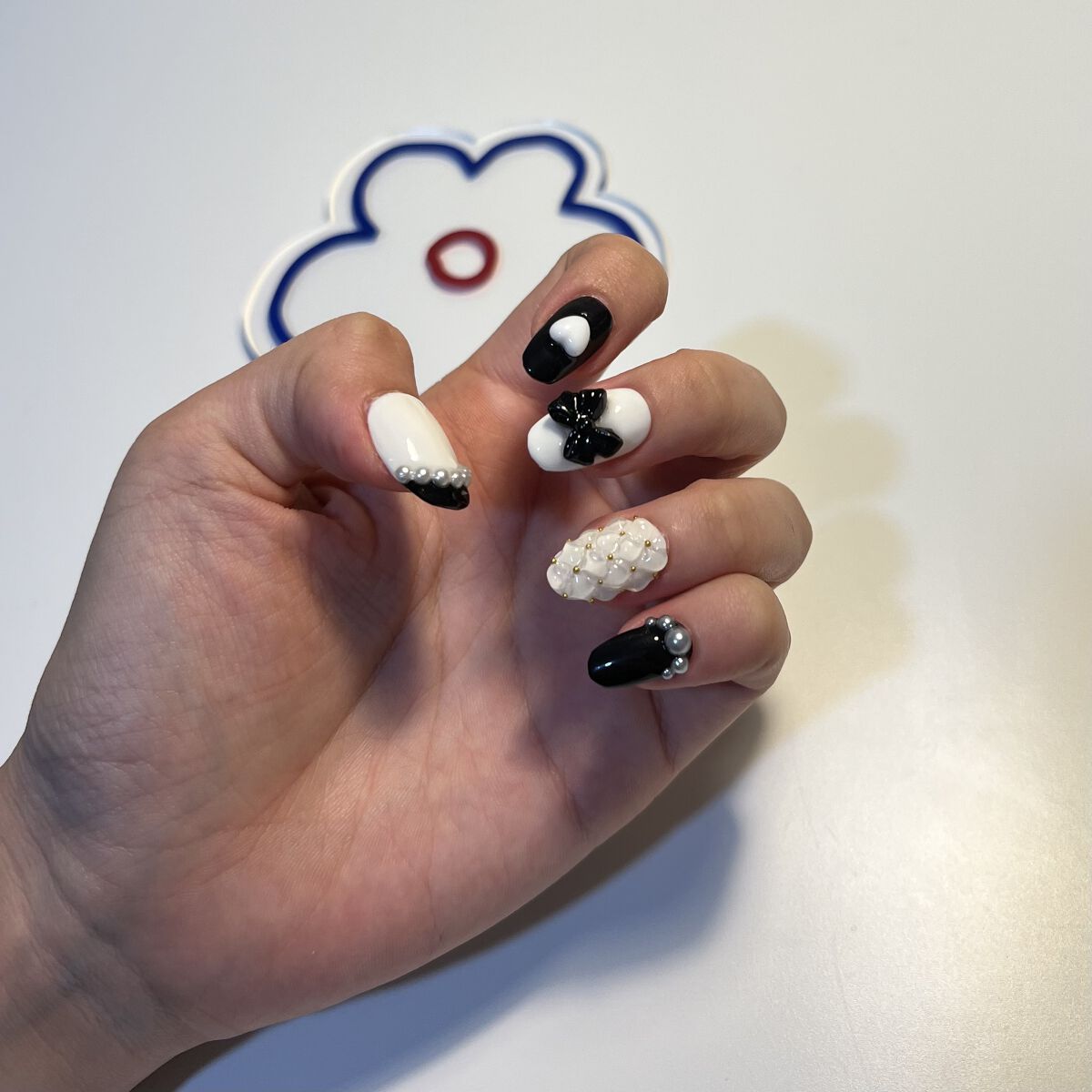 ネイルチップオーバルタイプ/DAISO/ネイルチップ・パーツを使ったクチコミ（2枚目）