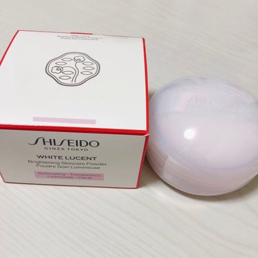 SHISEIDO
ホワイトルーセント
ブライトニングスキンケアパウダーN

こちらは資生堂の薬用美白美容パウダーです。
夜のスキンケア後のパウダーとして使っています。

これを買う前は以前投稿したインテ