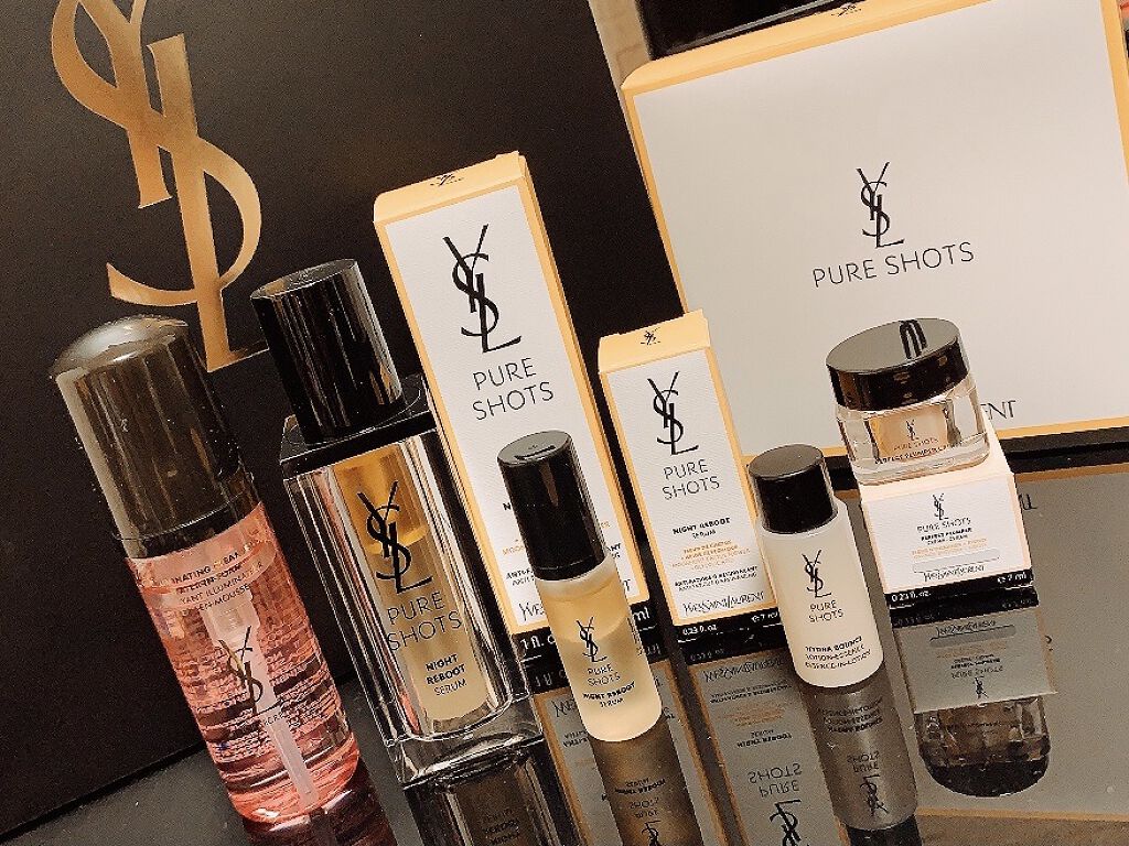 ピュアショット ナイト リチャージセラム/YVES SAINT LAURENT BEAUTE/美容液を使ったクチコミ（1枚目）