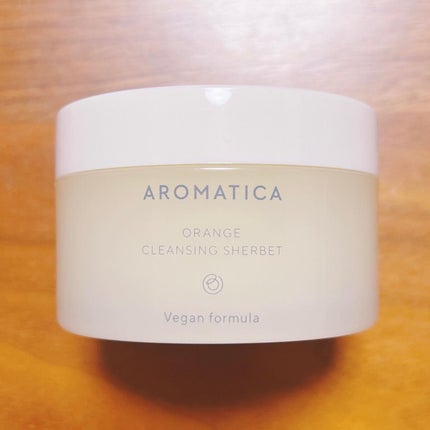 オレンジクレンジングシャーベット/AROMATICA/クレンジングバームを使ったクチコミ(3枚目)