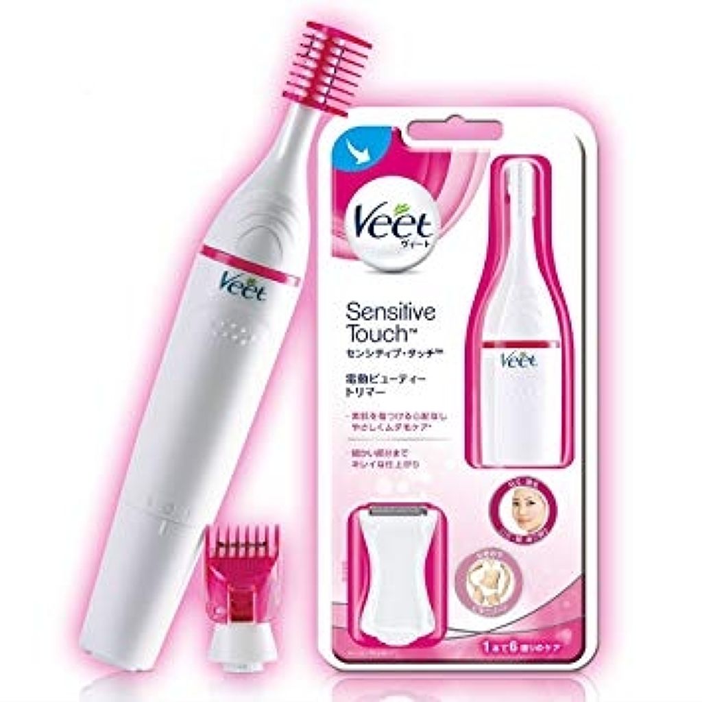 電動シェーバー センシティブタッチ(顔 デリケートゾーン用)/Veet/シェーバーを使ったクチコミ（1枚目）
