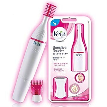 電動シェーバー センシティブタッチ(顔 デリケートゾーン用)/Veet/シェーバーを使ったクチコミ（1枚目）