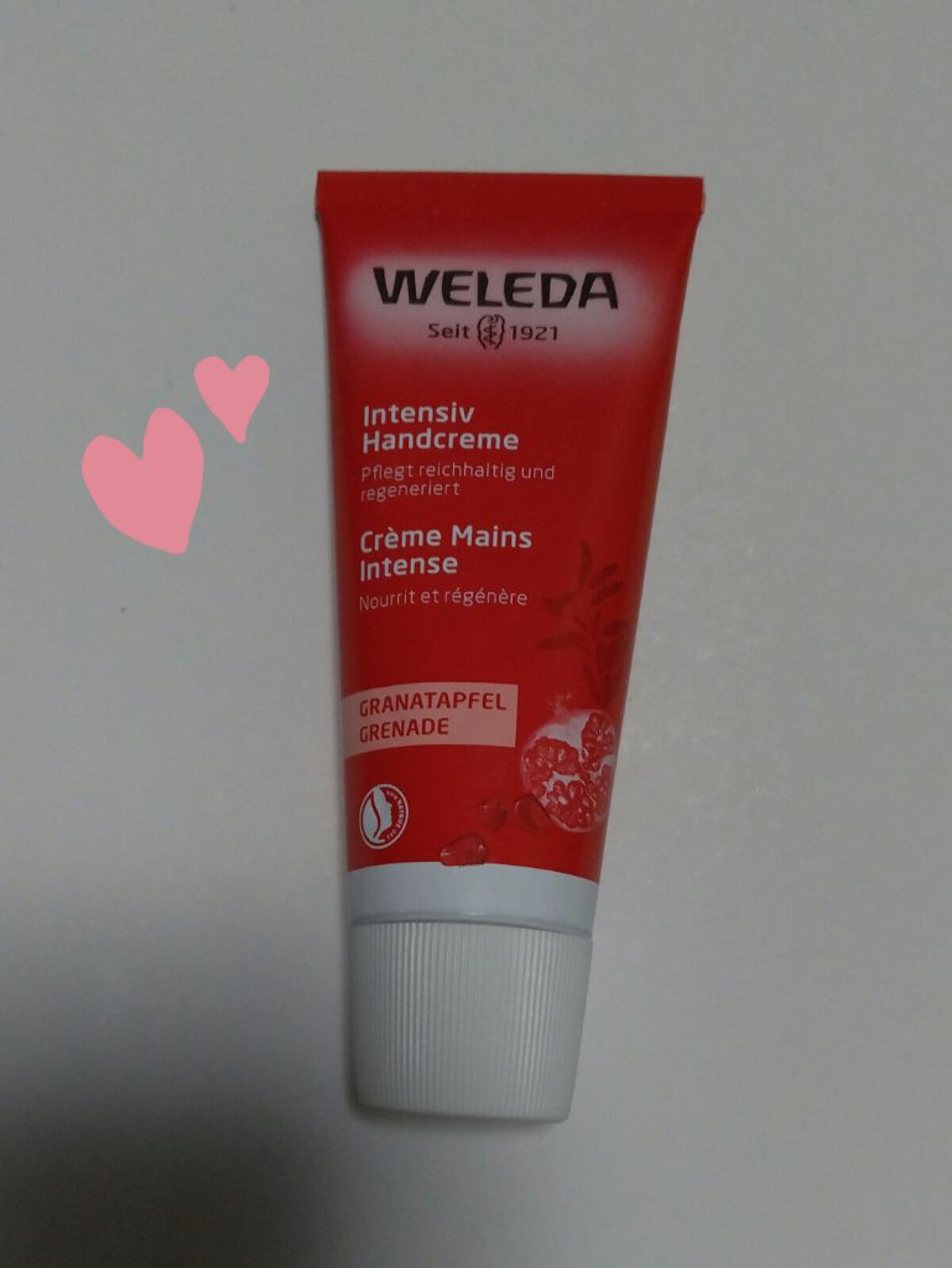 ざくろ ハンドクリーム/WELEDA/ハンドクリームを使ったクチコミ（1枚目）