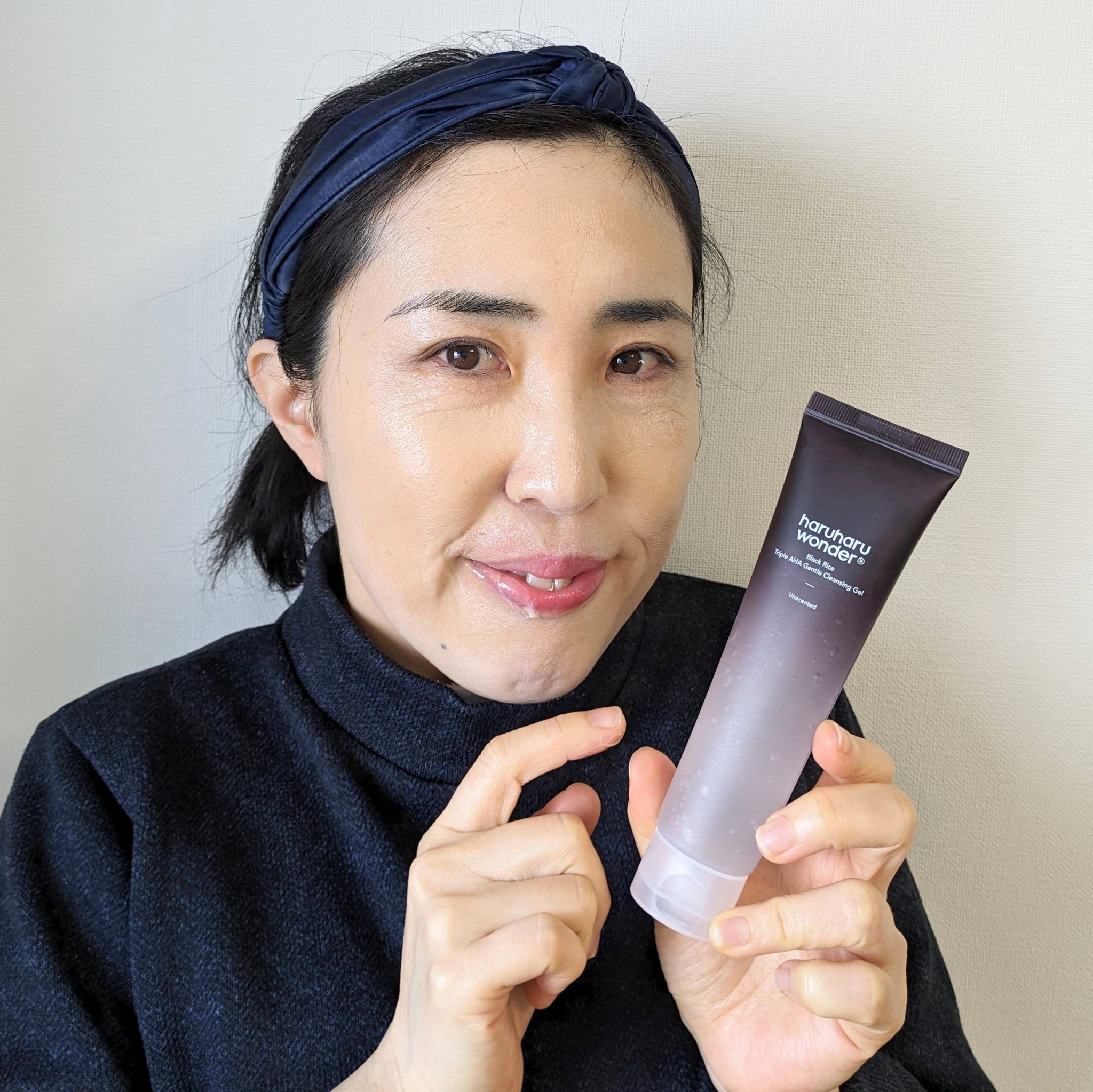 ブラックライストリプルAHAジェントルクレンジングジェル/haruharu wonder/クレンジングジェルを使ったクチコミ（1枚目）