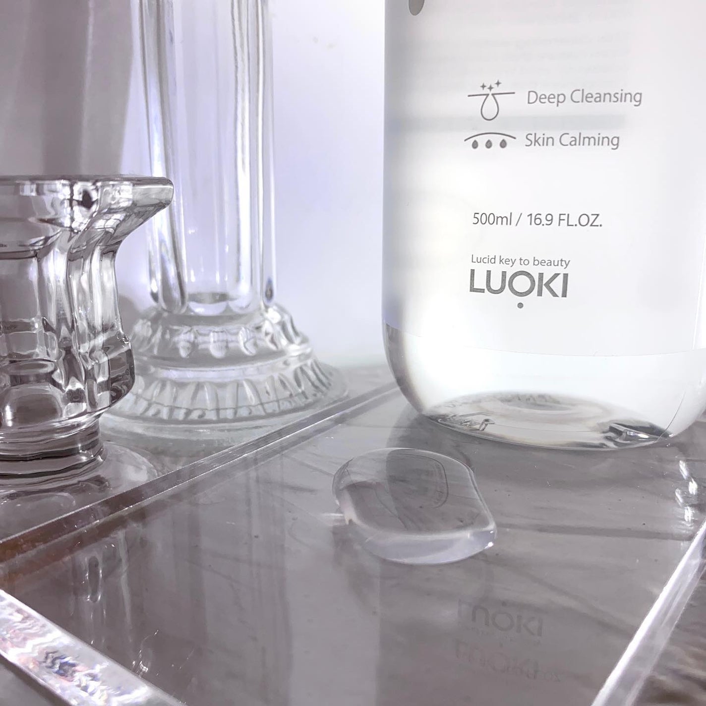 ダブルショットクレンジングウォーター/LUOKI/クレンジングウォーターを使ったクチコミ(2枚目)